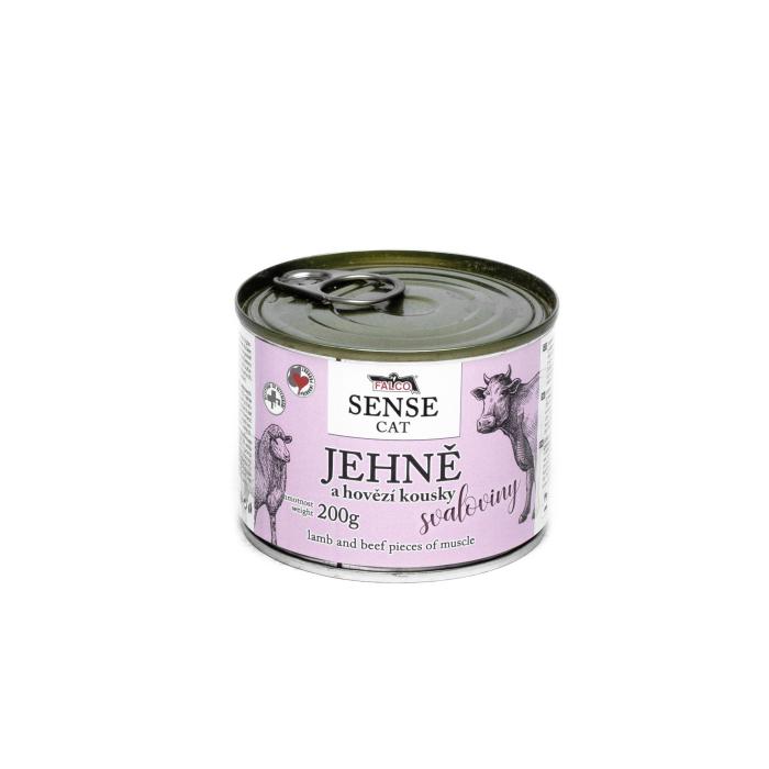 FALCO SENSE CAT jehně a hovězí 200g